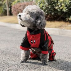 画像2: 高品質 実物撮影  ドッグプール Dogpool デッドプール Deadpool 3 ウェイド ウィルソン  デッドプール＆ウルヴァリン 風 犬服 ペット用品  コスチューム コスプレ衣装 オーダーメイド バラ売り可 COSPLAY (2)