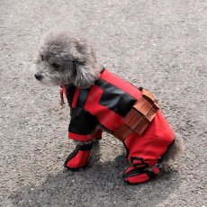 画像1: 高品質 実物撮影  ドッグプール Dogpool デッドプール Deadpool 3 ウェイド ウィルソン  デッドプール＆ウルヴァリン 風 犬服 ペット用品  コスチューム コスプレ衣装 オーダーメイド バラ売り可 COSPLAY (1)