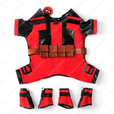 画像3: 高品質 実物撮影  ドッグプール Dogpool デッドプール Deadpool 3 ウェイド ウィルソン  デッドプール＆ウルヴァリン 風 犬服 ペット用品  コスチューム コスプレ衣装 オーダーメイド バラ売り可 COSPLAY (3)