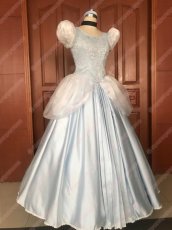 画像2: 高品質 実物撮影 シンデレラ Cinderella プリンセス ドレス ハロウィン お姫様 風 コスプレ衣装 コスチューム オーダーメイド (2)