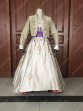 画像2: 高品質 実物撮影 アナ Anna FROZEN アナと雪の女王 アナ雪2 風 コスプレ衣装 コスチューム オーダーメイド (2)