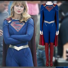 画像1: 高品質 実物撮影  Supergirl スーパーガール カーラ ゾー エル 風 シーズン5  コスプレ衣装 コスプレ靴  コスチューム オーダーメイド (1)