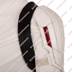 画像6: 高品質 実物撮影 ブラック ウィドウ ナターシャ ロマノフ 風 白いスーツ コスプレ衣装 コスプレ靴 ブーツ付き バラ売り可 (6)