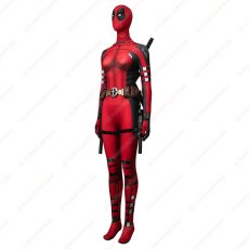 画像3: 【武器無し】高品質 実物撮影 Lady Deadpool レディ・デッドプール Deadpool 3 デッドプール＆ウルヴァリン  風 コスチューム コスプレ衣装 (3)