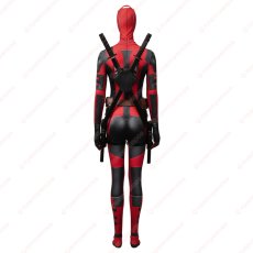 画像4: 【武器無し】高品質 実物撮影 Lady Deadpool レディ・デッドプール Deadpool 3 デッドプール＆ウルヴァリン  風 コスチューム コスプレ衣装 (4)