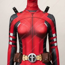 画像6: 【武器無し】高品質 実物撮影 Lady Deadpool レディ・デッドプール Deadpool 3 デッドプール＆ウルヴァリン  風 コスチューム コスプレ衣装 (6)