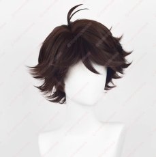 画像2: 高品質 実物撮影  及川徹 ハイキュー!!  風  コスプレウィッグ かつら cosplay wig 耐熱ウィッグ 専用ネット付 (2)