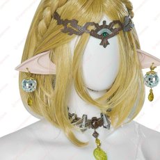 画像10: 高品質 実物撮影 ゼルダ姫 Zelda ゼルダの伝説 ティアーズ オブ ザ キングダム 風 コスチューム コスプレ衣装 オーダーメイド バラ売り可 (10)