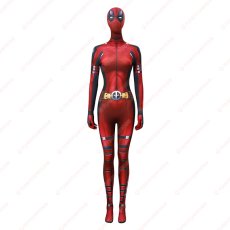 画像1: 高品質 実物撮影 Lady Deadpool レディ・デッドプール Deadpool 3 デッドプール＆ウルヴァリン  風 コスチューム コスプレ衣装 (1)