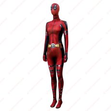 画像3: 高品質 実物撮影 Lady Deadpool レディ・デッドプール Deadpool 3 デッドプール＆ウルヴァリン  風 コスチューム コスプレ衣装 (3)