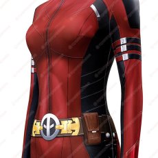 画像11: 高品質 実物撮影 Lady Deadpool レディ・デッドプール Deadpool 3 デッドプール＆ウルヴァリン  風 コスチューム コスプレ衣装 (11)