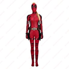 画像1: 【武器無し】高品質 実物撮影 Lady Deadpool レディ・デッドプール Deadpool 3 デッドプール＆ウルヴァリン  風 コスチューム コスプレ衣装 オーダーメイド (1)