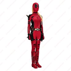 画像2: 【武器無し】高品質 実物撮影 Lady Deadpool レディ・デッドプール Deadpool 3 デッドプール＆ウルヴァリン  風 コスチューム コスプレ衣装 オーダーメイド (2)