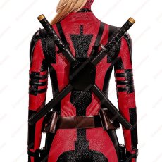 画像21: 【武器無し】高品質 実物撮影 Lady Deadpool レディ・デッドプール Deadpool 3 デッドプール＆ウルヴァリン  風 コスチューム コスプレ衣装 オーダーメイド (21)