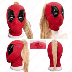 画像40: 【武器無し】高品質 実物撮影 Lady Deadpool レディ・デッドプール Deadpool 3 デッドプール＆ウルヴァリン  風 コスチューム コスプレ衣装 オーダーメイド (40)