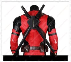 画像10: 【武器無し】高品質 実物撮影  デッドプール Deadpool 3 ウェイド ウィルソン  デッドプール＆ウルヴァリン 風 コスチューム コスプレ衣装 コスプレ靴 オーダーメイド バラ売り可 COSPLAY (10)