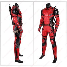 画像3: 【武器無し】高品質 実物撮影  デッドプール Deadpool 3 ウェイド ウィルソン  デッドプール＆ウルヴァリン 風 コスチューム コスプレ衣装 コスプレ靴 オーダーメイド バラ売り可 COSPLAY (3)