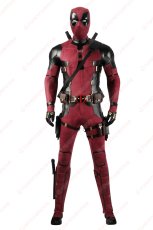 画像2: 【武器無し】高品質 実物撮影  デッドプール Deadpool 3 ウェイド ウィルソン  デッドプール＆ウルヴァリン 風 コスチューム コスプレ衣装 コスプレ靴 オーダーメイド (2)