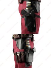 画像13: 【武器無し】高品質 実物撮影  デッドプール Deadpool 3 ウェイド ウィルソン  デッドプール＆ウルヴァリン 風 コスチューム コスプレ衣装 コスプレ靴 オーダーメイド (13)