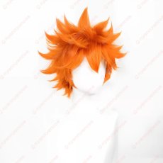 画像3: 高品質 実物撮影  日向翔陽 ハイキュー!!  風  コスプレウィッグ かつら cosplay wig 耐熱ウィッグ 専用ネット付 (3)