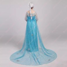 画像3: 高品質 実物撮影 エルサ Elsa FROZEN アナと雪の女王 アナ雪 風 コスプレ衣装 コスチューム オーダーメイド (3)