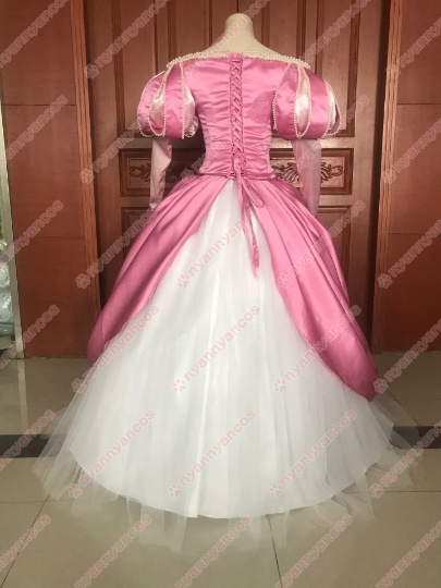 高品質 実物撮影 リトル マーメイド 人魚姫 アリエル プリンセス ピンクドレス 風 コスプレ衣装 コスチューム オーダーメイド