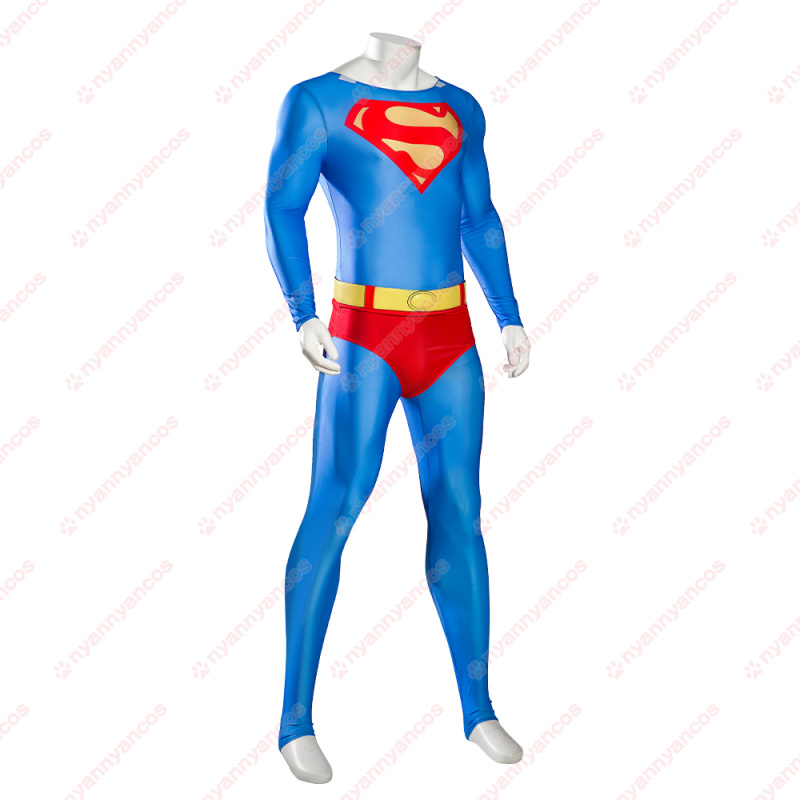 高品質 実物撮影 スーパーマン Superman クラーク・ケント 風 コスチューム コスプレ衣装 コスプレ靴 オーダーメイド バラ売り可